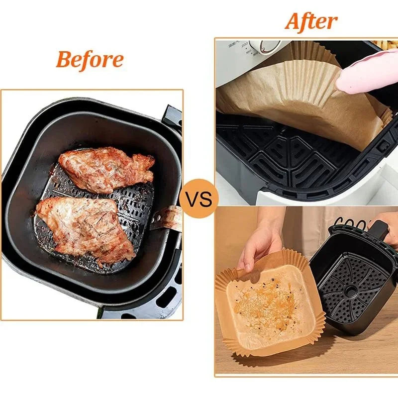 Air Fryer Basket Paper Liners