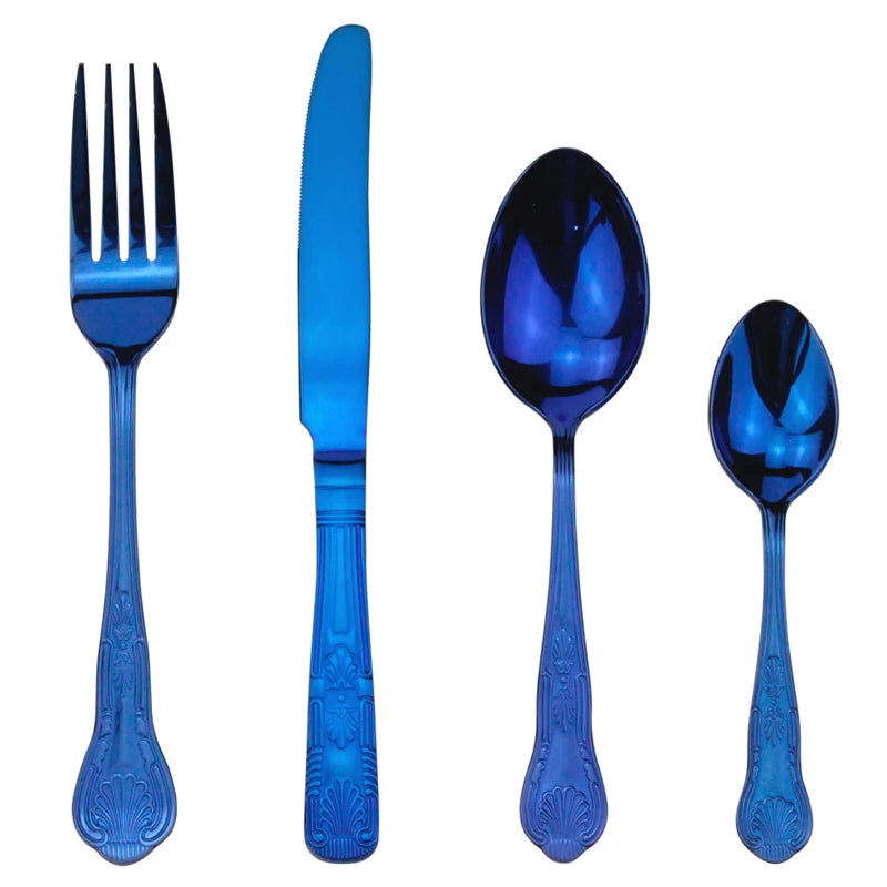 Elegant Stainless Steel Dinnerware Set