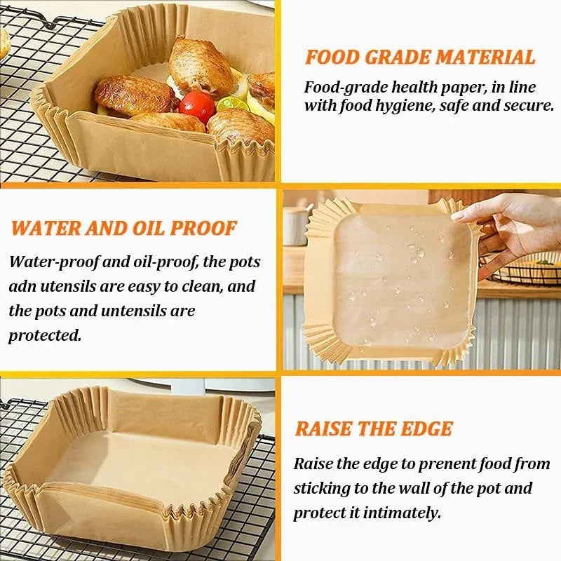 Air Fryer Basket Paper Liners