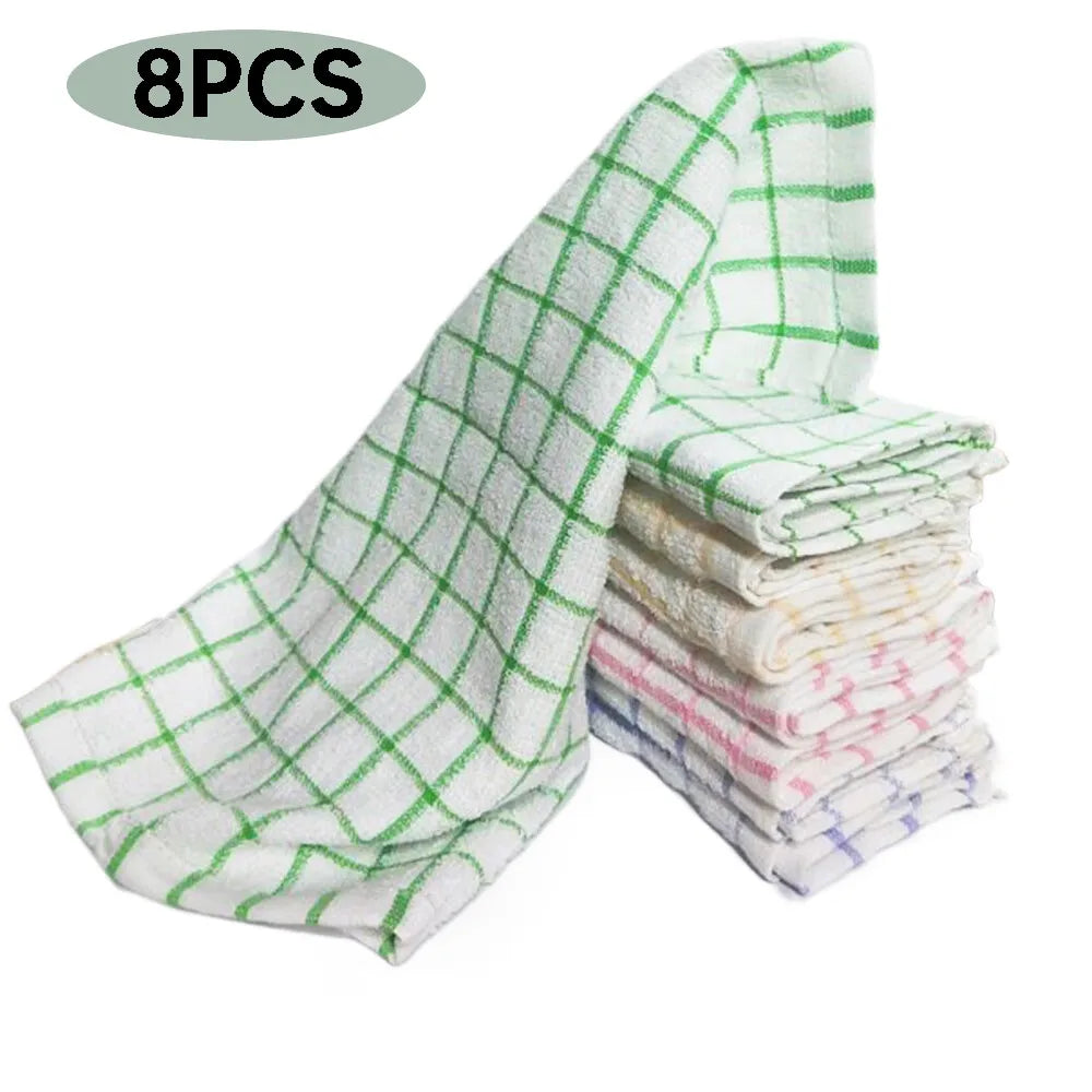 8pk Premium 100% Cotton Terry Kithen Dish Towels