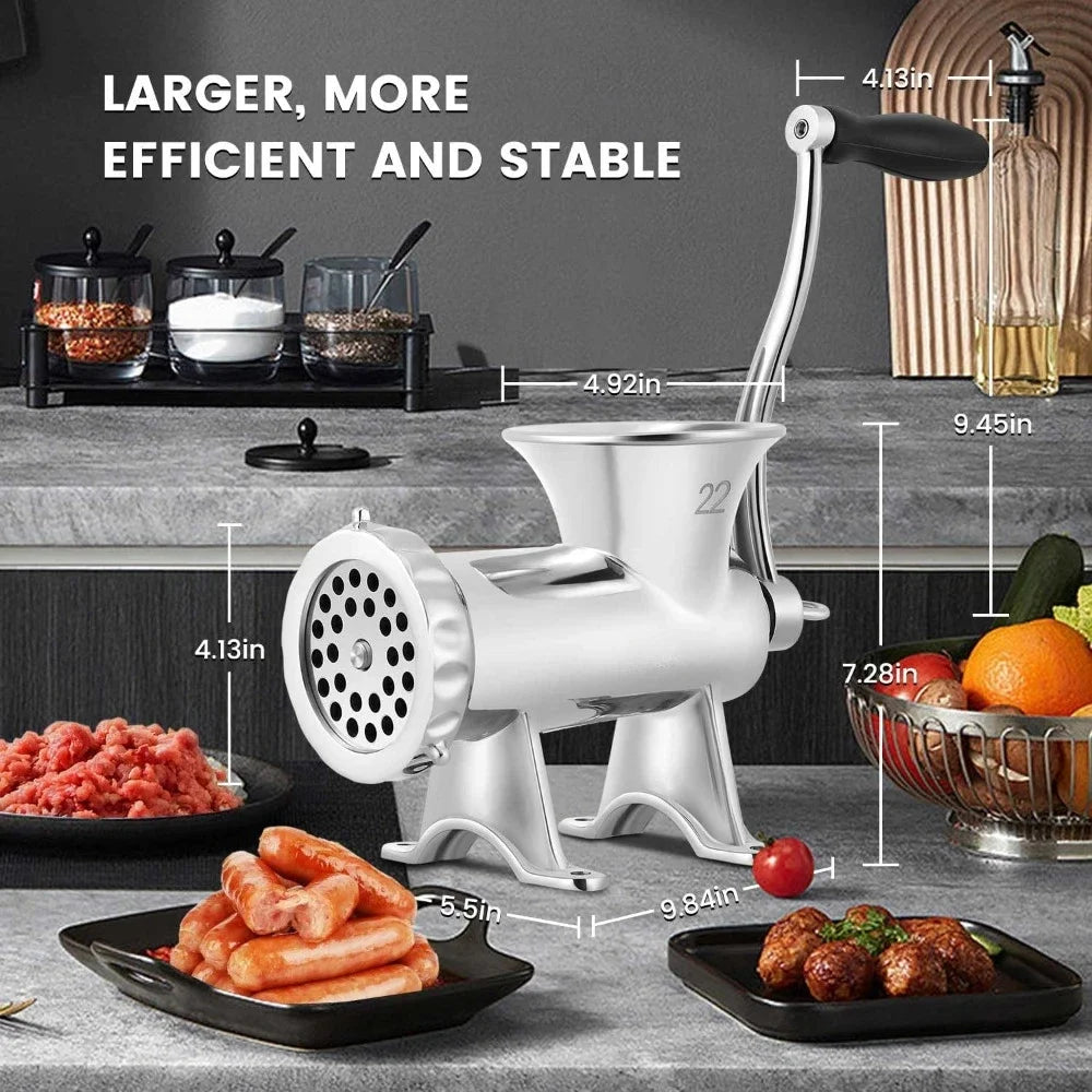 Manual Meat Grinder & Food Processor