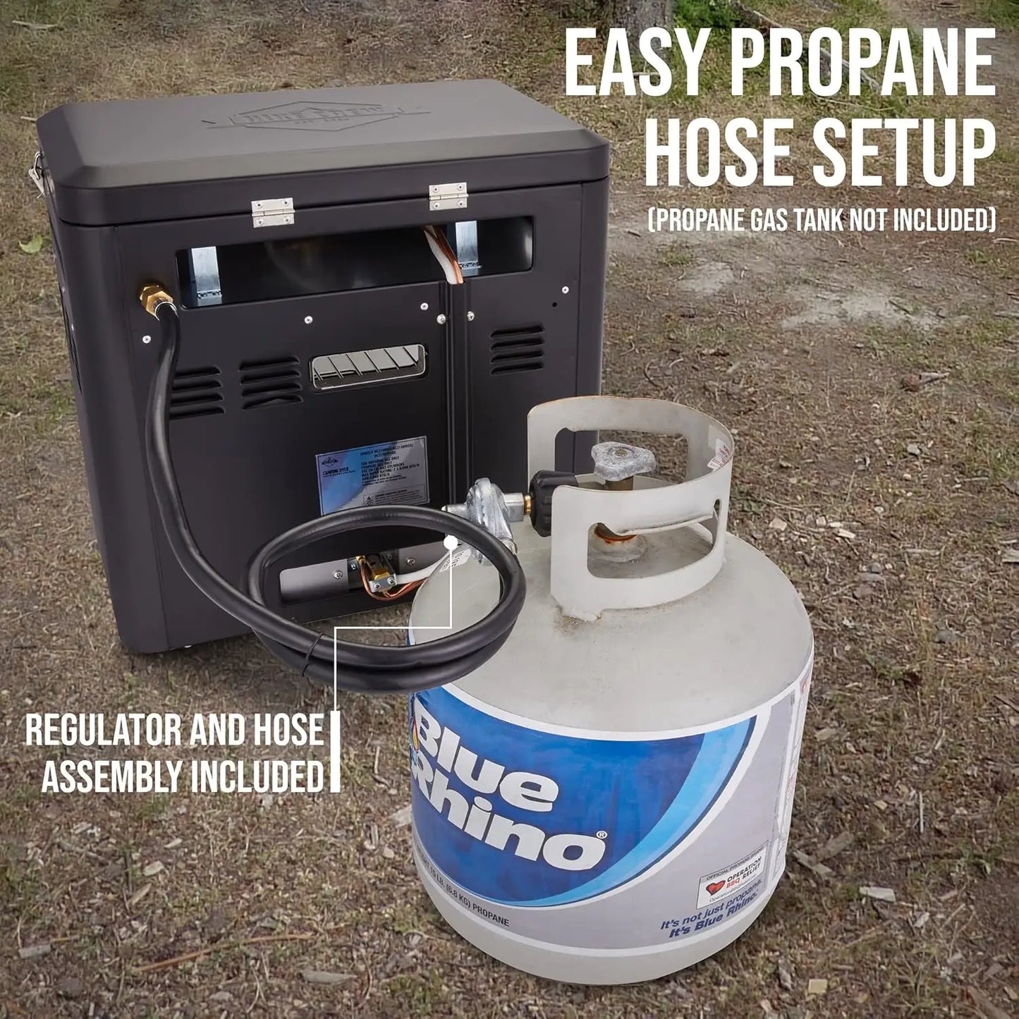 Hike Crew Outdoor Gas Camping Oven w/Carry Bag