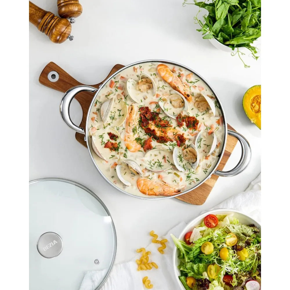 6 Quart Nonstick Stock Pot with Lid
