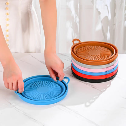 1 Set Air Fryer Silicone Reusable Baskets