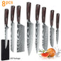 8 or10pcs Japanese Kitchen Knives Set