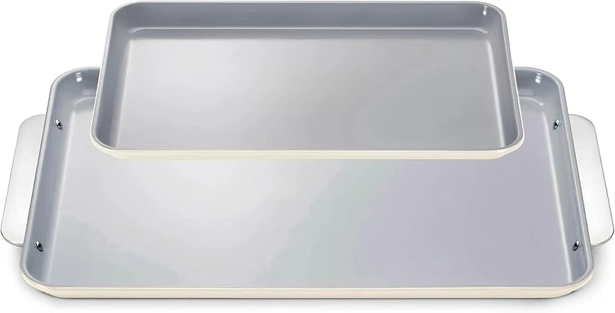 2 Ceramic Baking Sheets