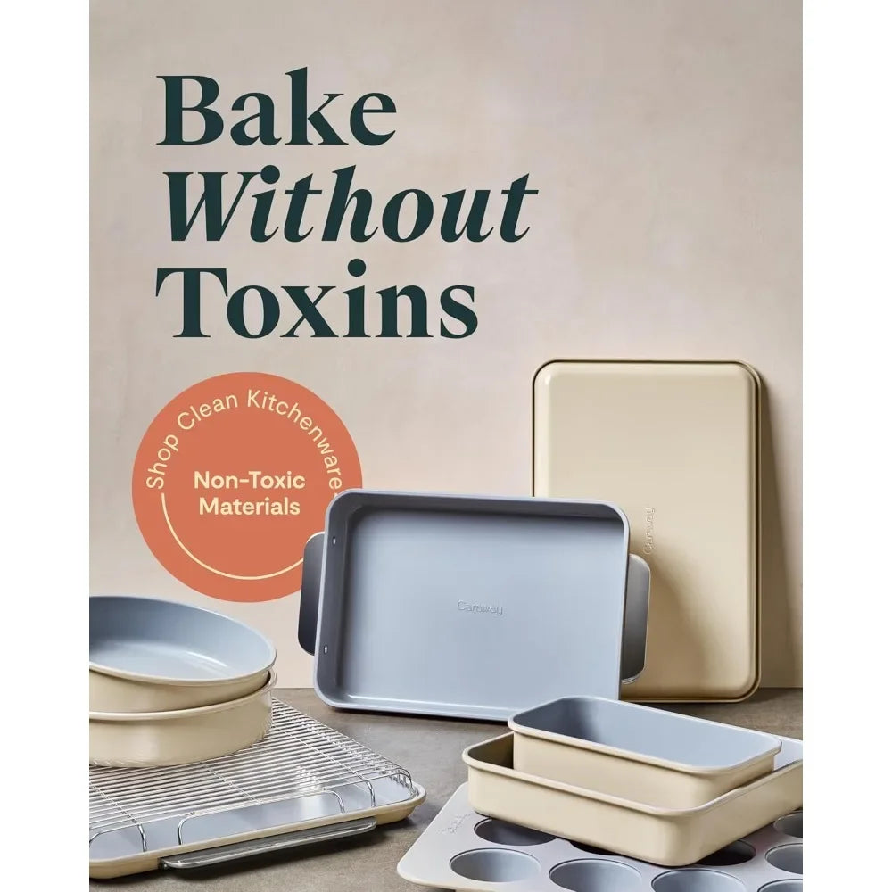 11 Piece Ceramic Coated Bakeware Set