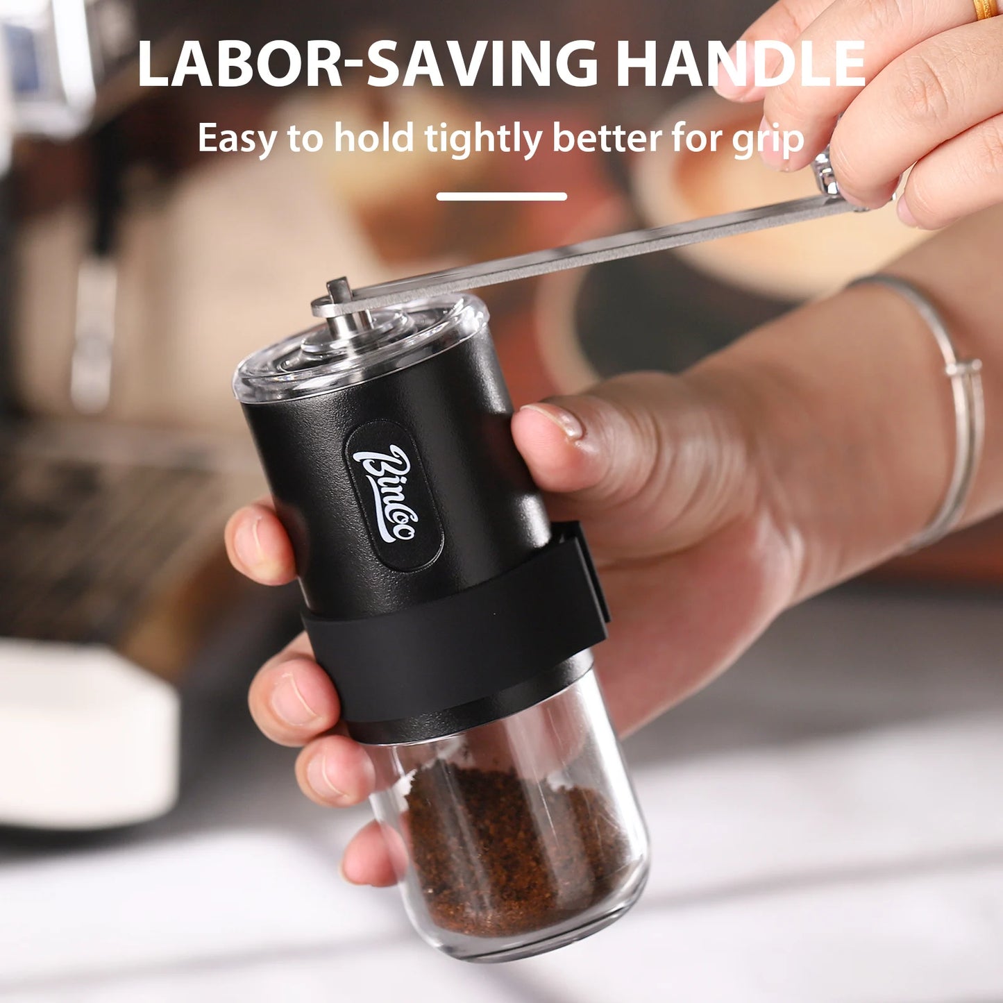 Portable Travel Size Manual Coffee Bean Grinder