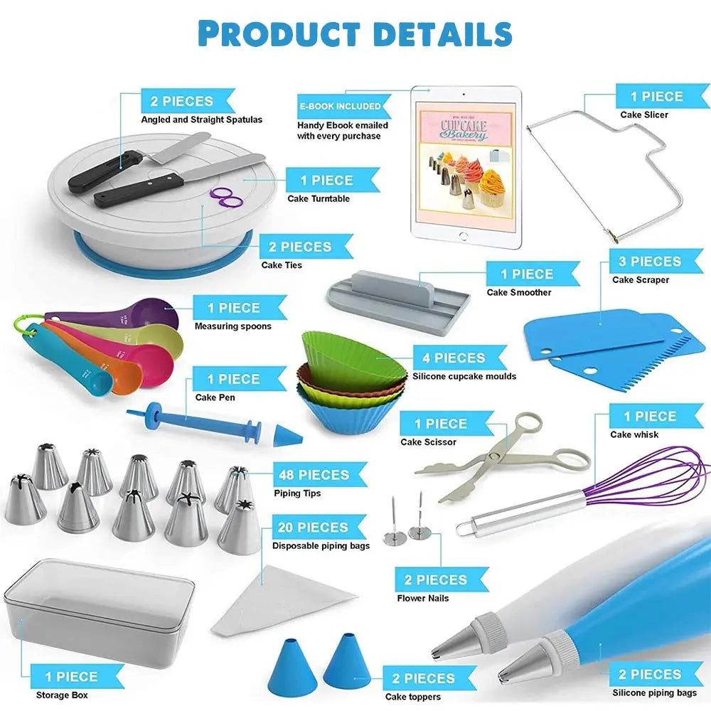 100piece Cake Decoration Set,