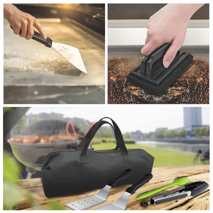 15-Piece Flat Top Griddle Accessories Set