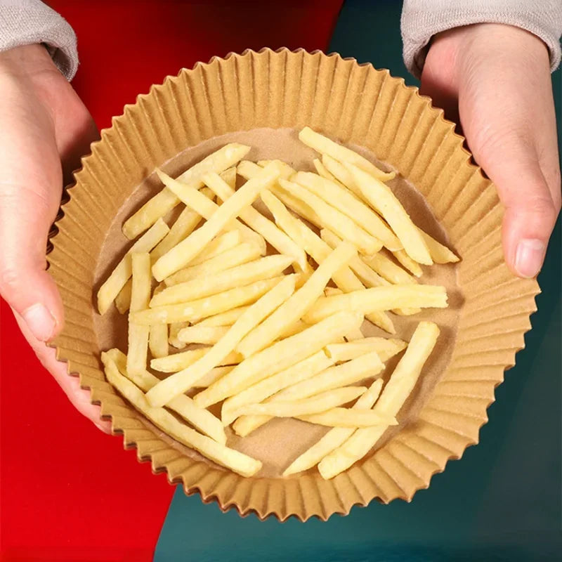 25 or 50pcs Air Fryer Disposable Round Paper Liner