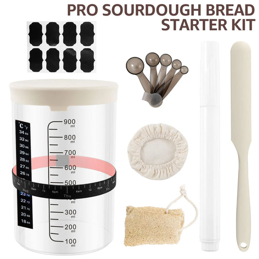 1000ml Sourdough Starter Jar Kit