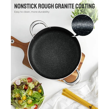 6 Quart Nonstick Stock Pot with Lid