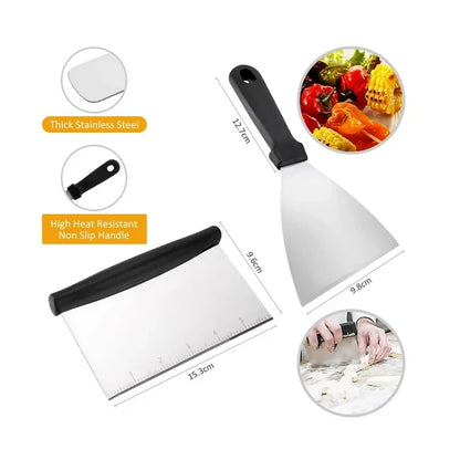 15-Piece Flat Top Griddle Accessories Set