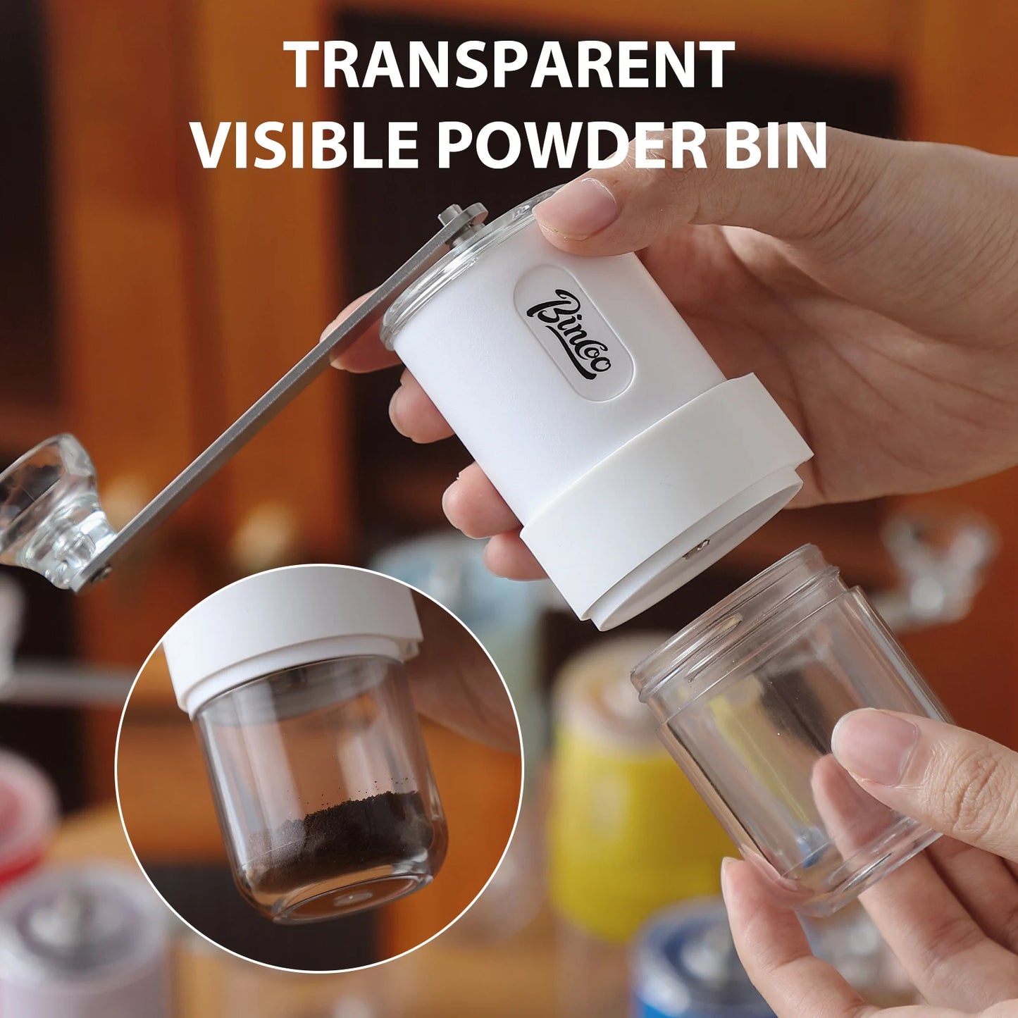 Portable Travel Size Manual Coffee Bean Grinder