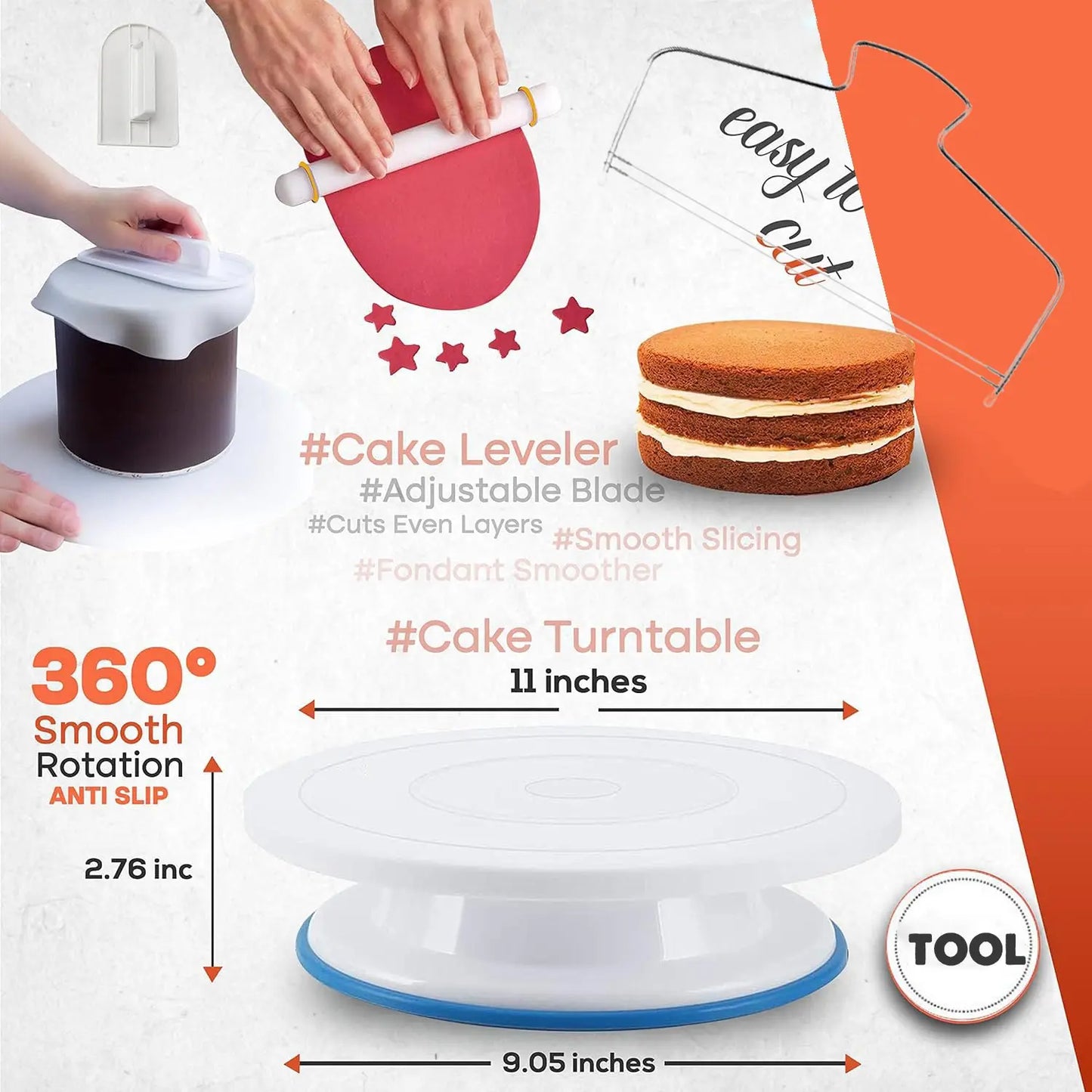 100piece Cake Decoration Set,
