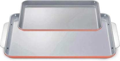 2 Ceramic Baking Sheets