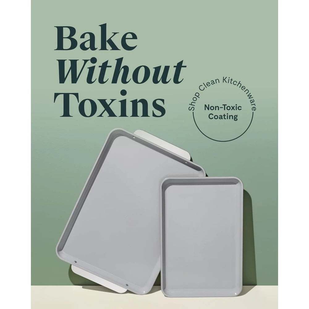 2 Ceramic Baking Sheets