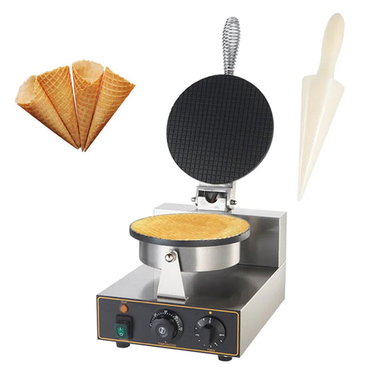 Electric ice cream waffle cone maker