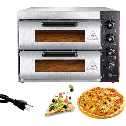 16 inch Commercial Double Deck Pizza Oven