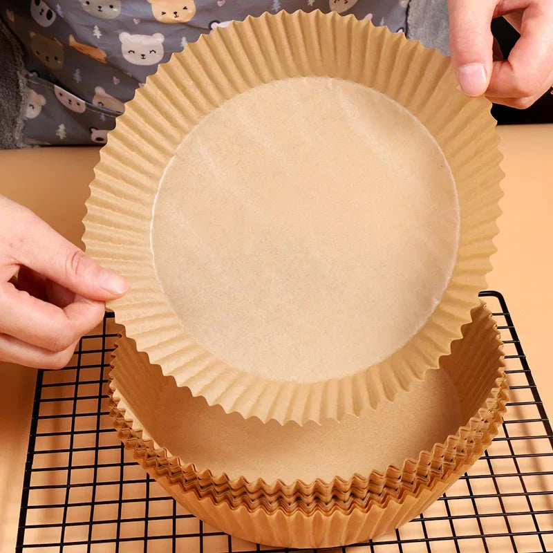 25 or 50pcs Air Fryer Disposable Round Paper Liner