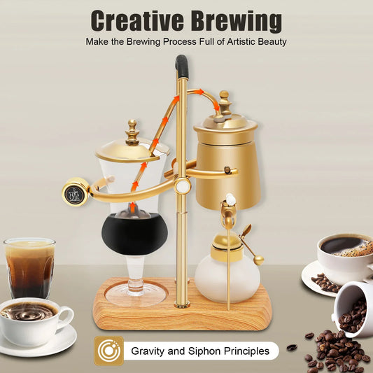 Retro Barista Syphon Coffee Brewer Set