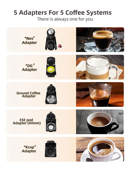 5 in 1 Kcapsule Hot/Cold Coffee Maker