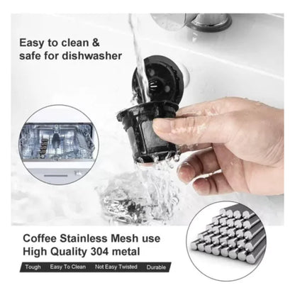 5 reusable Kuerig®️ style coffee k cups