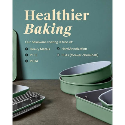 11 Piece Ceramic Coated Bakeware Set