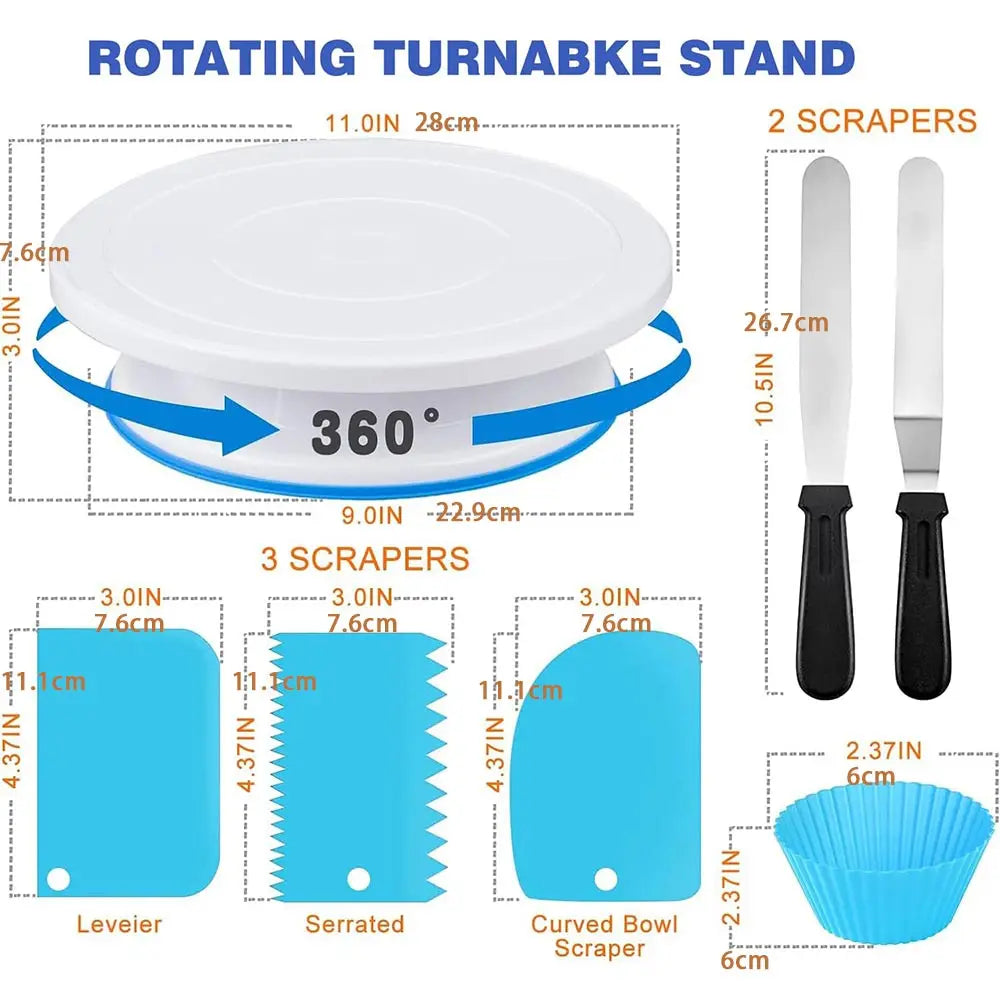 100piece Cake Decoration Set,