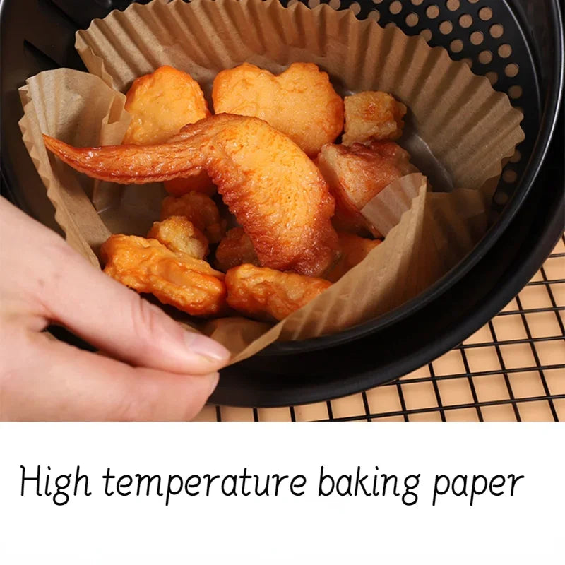 25 or 50pcs Air Fryer Disposable Round Paper Liner