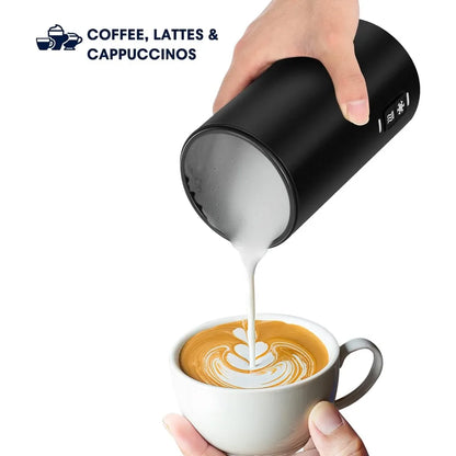 Coffee Maker with Milk Frother, K Cup Pod or Ground Coffee