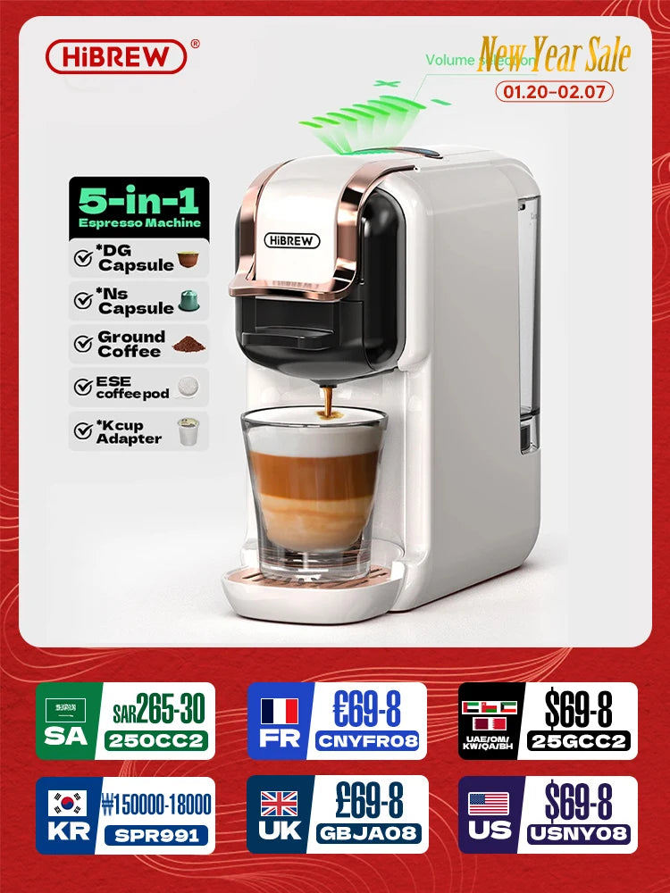 5 in 1 Kcapsule Hot/Cold Coffee Maker