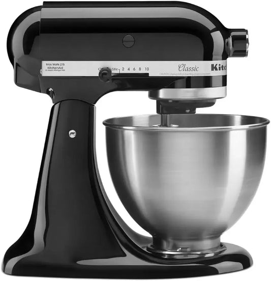 Kitchen 4.5 Quart Tilt-Head Stand Mixer K45SS, Onyx Black