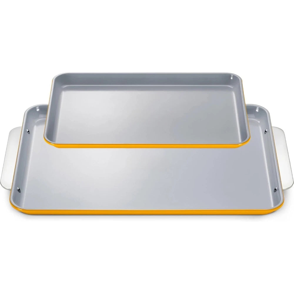 2 Ceramic Baking Sheets