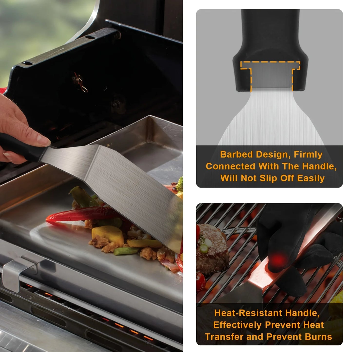 15-Piece Flat Top Griddle Accessories Set