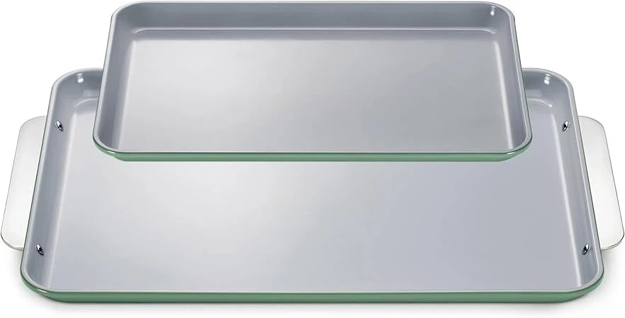 2 Ceramic Baking Sheets